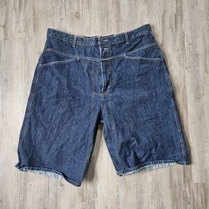 Vintage Marithe Francois Girbaud Men’s Indigo Denim Jean Shorts Baggy 40